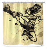 Believe in Yourself Shower Curtain - Beyond T-shirts